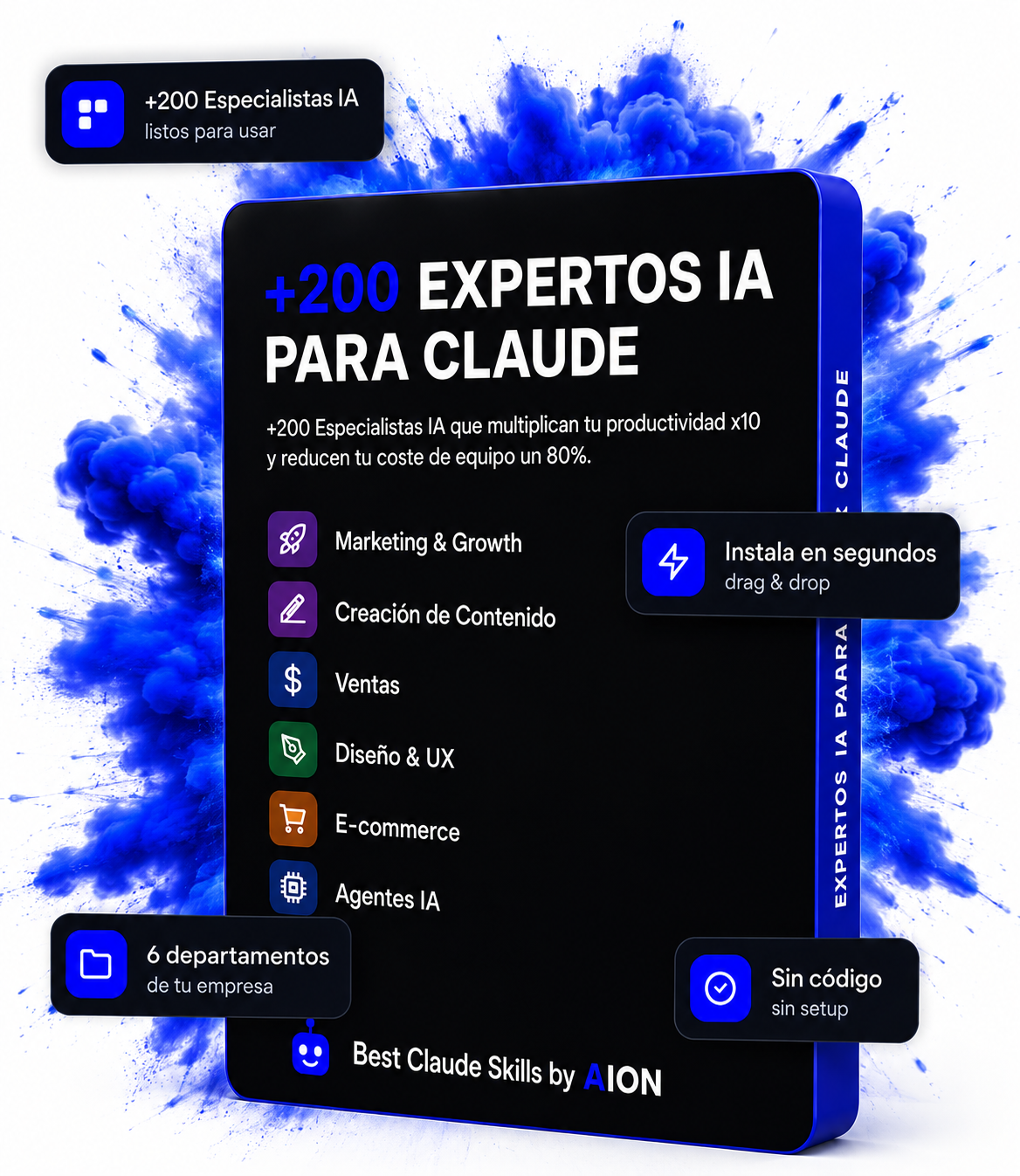+200 expertos dentro de tu Claude o ChatGPT.