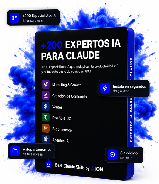 +200 expertos dentro de tu Claude o ChatGPT.
